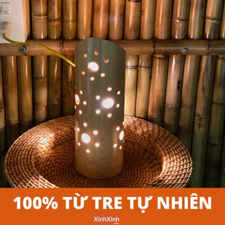 Đèn trang trí ống tre