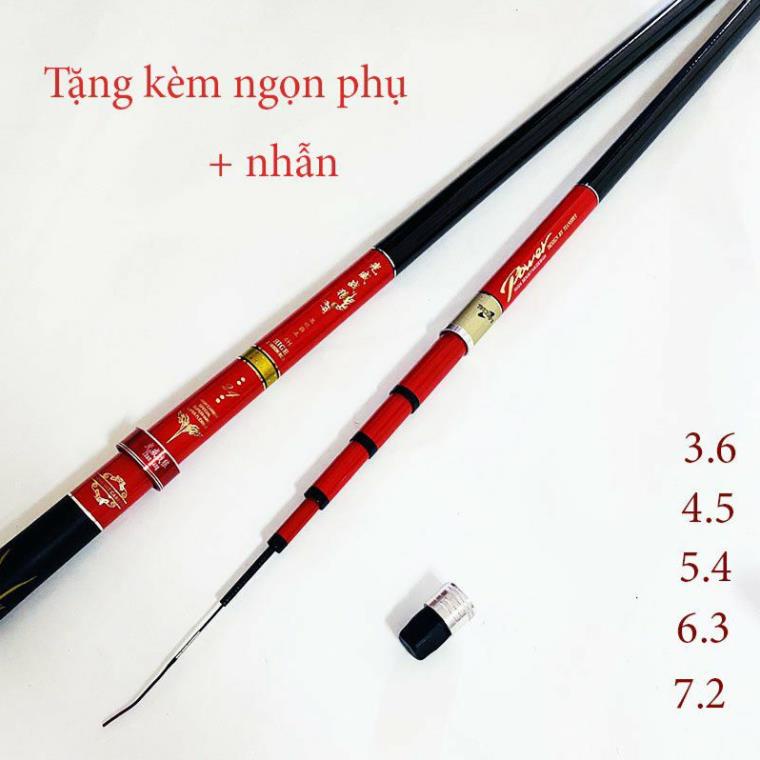 Cần câu tay Lôi Phong 4H tặng nhẫn và ngọn phụ