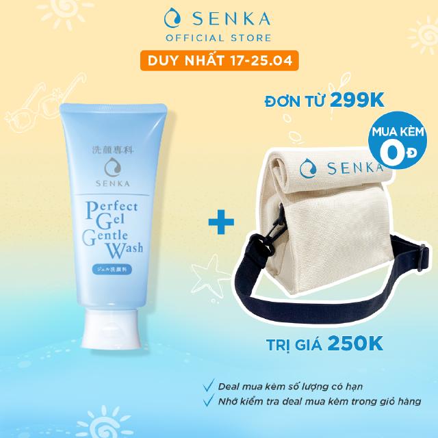 Gel Rửa Mặt Dịu Nhẹ Senka Perfect Gel Gentle Wash 100g