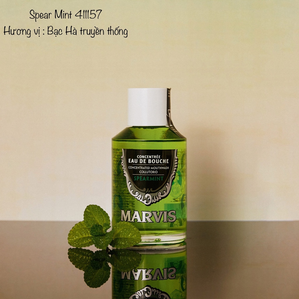 Nước súc miệng Marvis collection 120ml có 3 mùi vị độc đáo, sang trọng