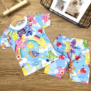 ĐỒ BỘ THUN LẠNH 3D- SIZE ĐẠI BÉ GÁI( 20-35KG)