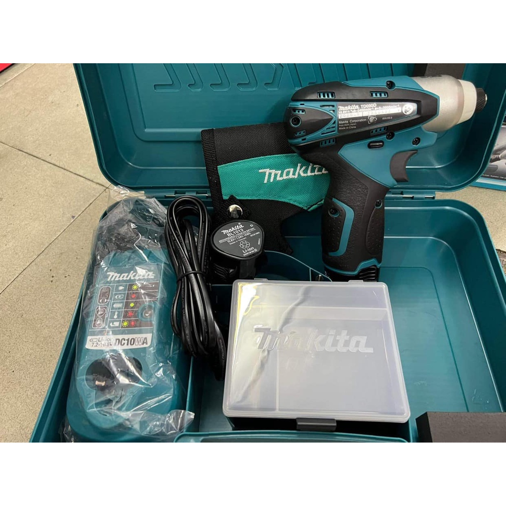 Bộ máy bắt vít dùng pin 10.8V Makita TD090 chính hãng. BN.