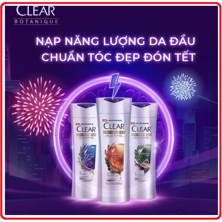 Tắm gội 3 in 1 Clear Men-Clear Thảo dược 70ml