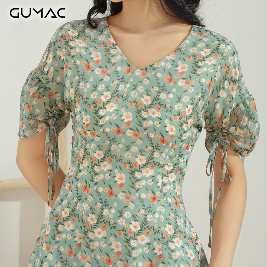 Đầm hoa tay rút DA656 GUMAC | BigBuy360 - bigbuy360.vn