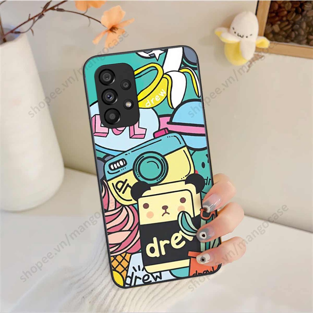 Ốp lưng điện thoại Samsung A13 / A23 / A33 / A53 / A73 5G drew, kaws, bape cao cấp, vỏ ốp rẻ đẹp