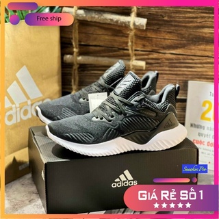 Giày thể thao sneaker Alphabounce Beyond 2018 đen đế trắng cá tính, giày nam nữ form chuẩn