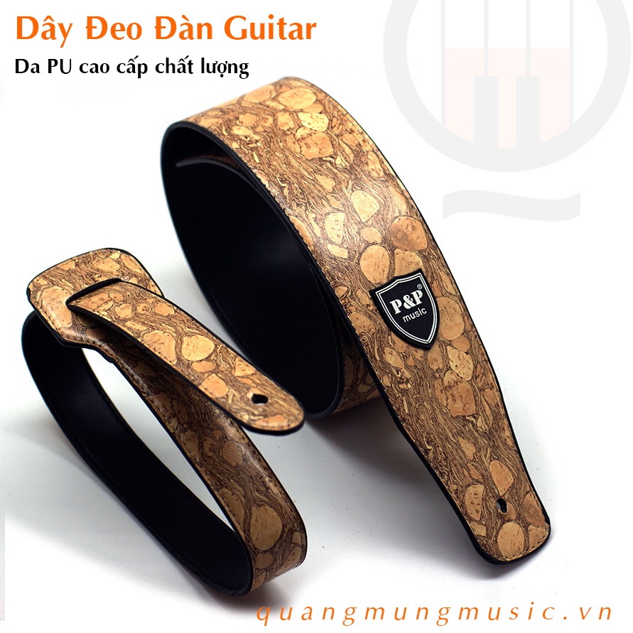 Dây Đeo Đàn Guitar Da PU Cao Cấp Đẹp Cá Tính ( Da PU, Similar Chất Lượng )