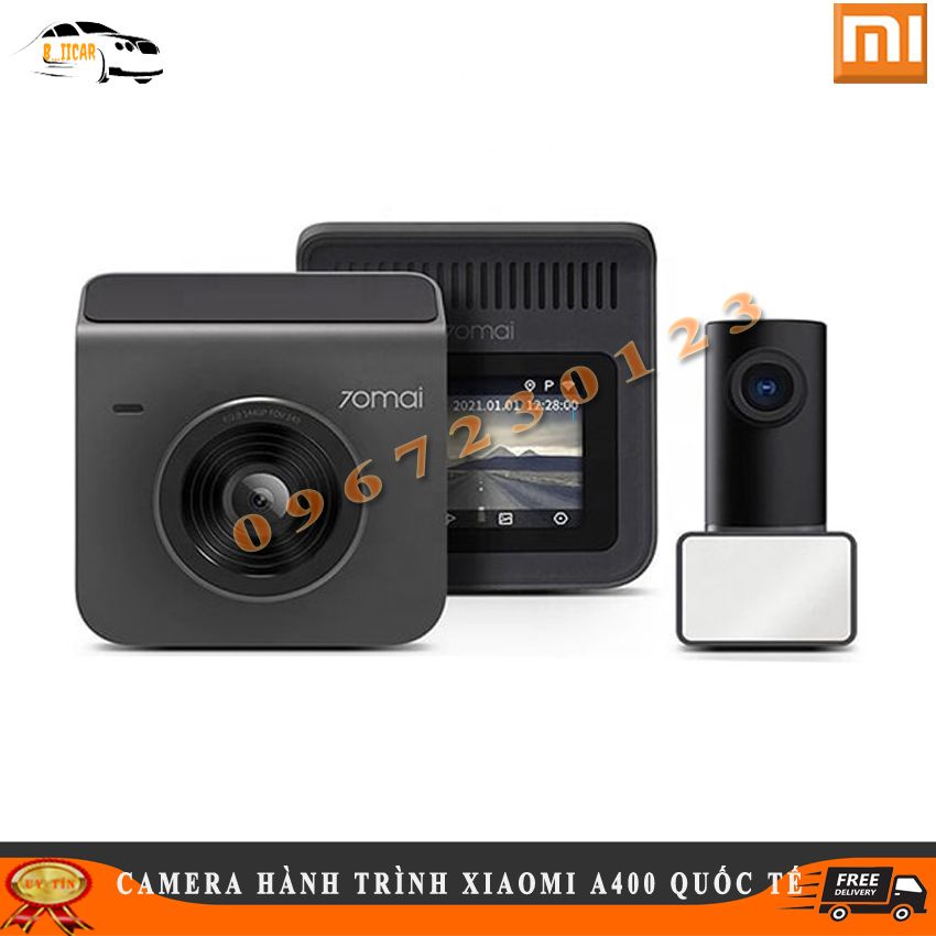 Camera Hành Trình Xiaomi 70mai Dash Cam A400 Bản Quốc Tế Tặng Thẻ Nhớ 32G