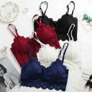 Áo Ngực Nữ * ( HOT) Áo Bra Ren Hoa Siêu Đẹp Free size