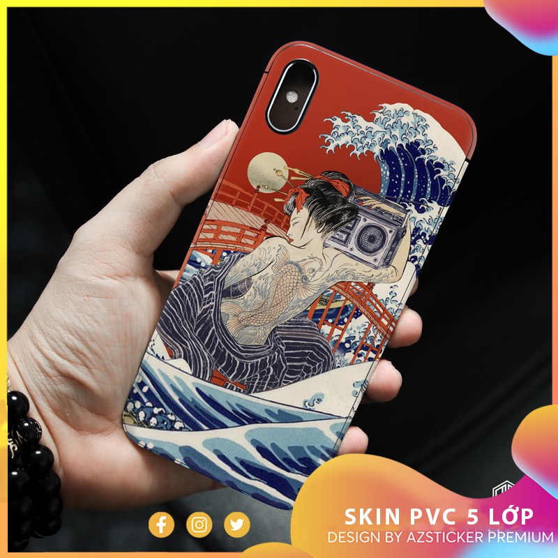 Skin IPhone Hình Geisha  | Skin IPhone 5 Lớp Chất Liệu Cao Cấp Chống Xước, Chống Thấm, Chống Bay Màu...