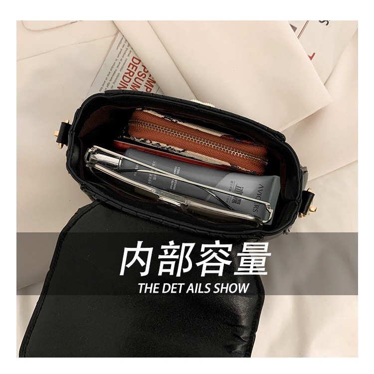 Túi Đeo Vai Hình Vuông Cỡ Nhỏ Họa Tiết Hình Thoi Phối Dây Xích Thiết Kế Cá Tính Thời Trang Cho Nữ 2022