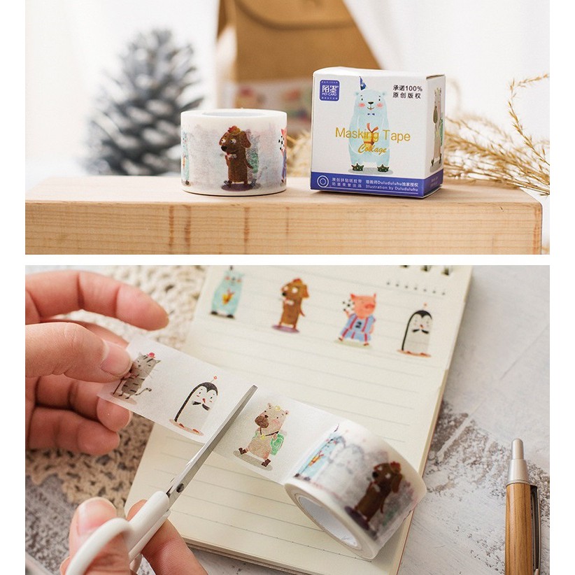 Băng dính washi tape trang trí planner WST125