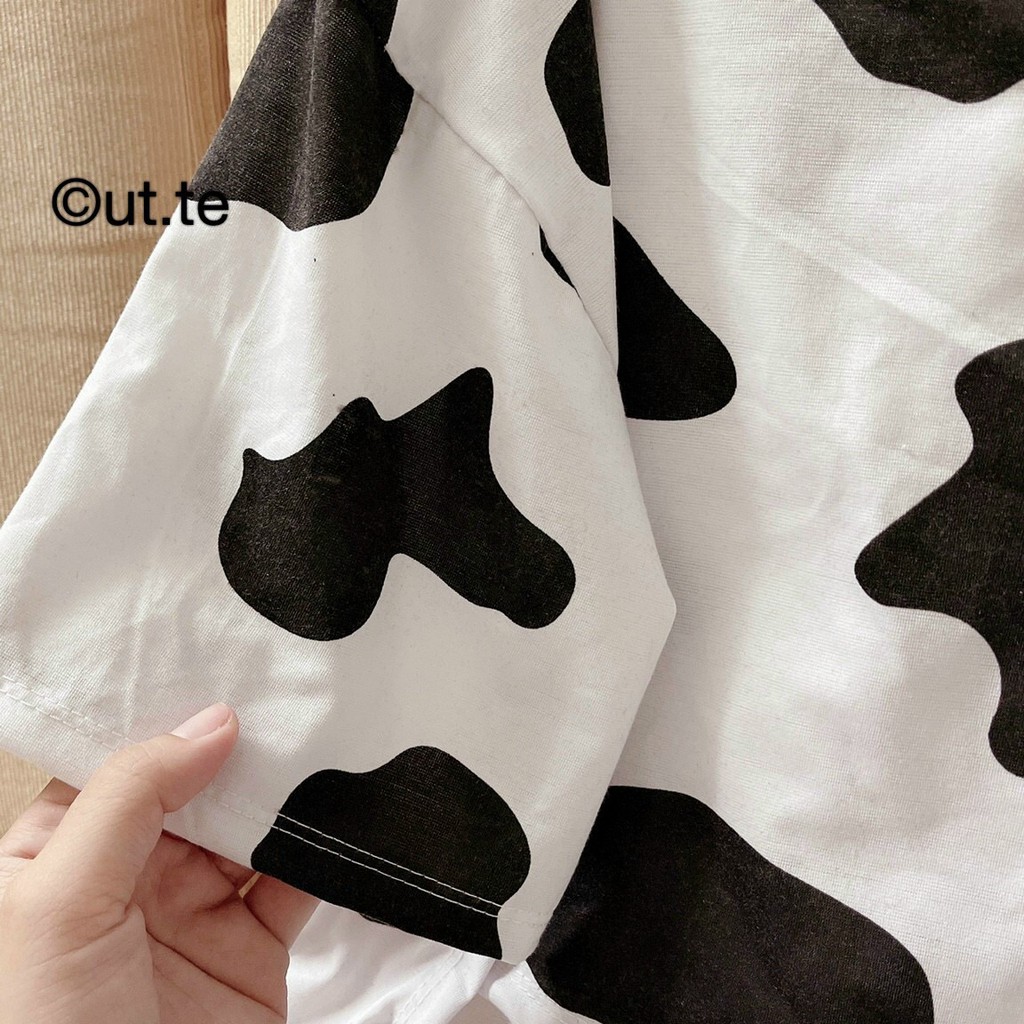 áo kiểu vạt trước dài sau ngắn màu bò sữa form 3/4 xinh xắn chất cotton mềm