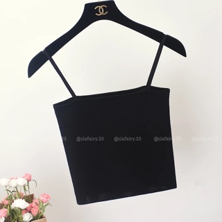 (ẢNH THẬT 100%) ÁO 2 DÂY NGANG thun borip