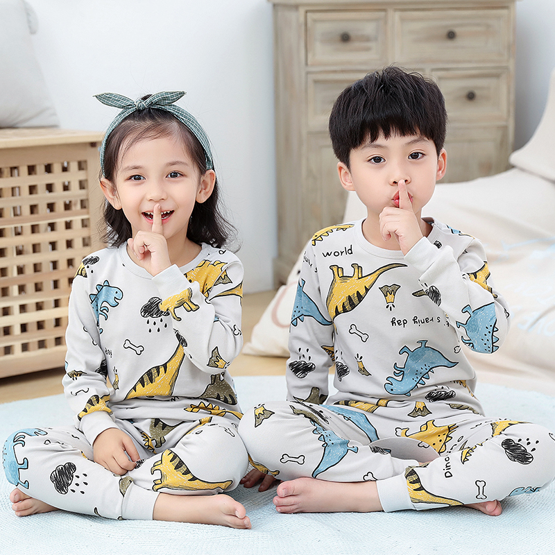 Bộ Đồ Ngủ Pijama 2 Món Họa Tiết Hoạt Hình Cho Bé Từ 3-13 Tuổi