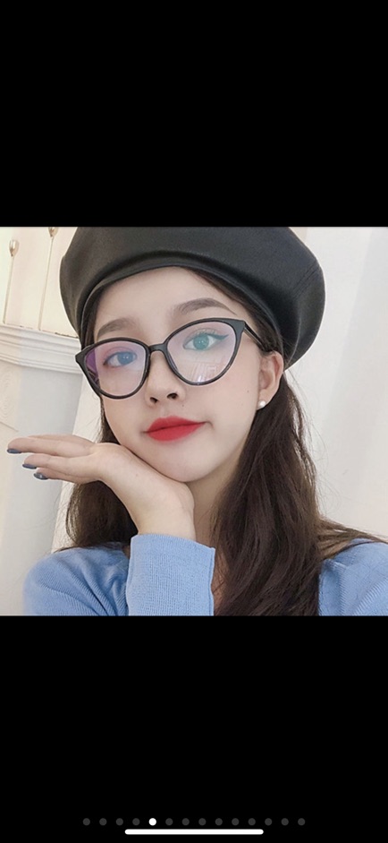 Gọng kính nhựa mắt mèo trơn hot trend 2020