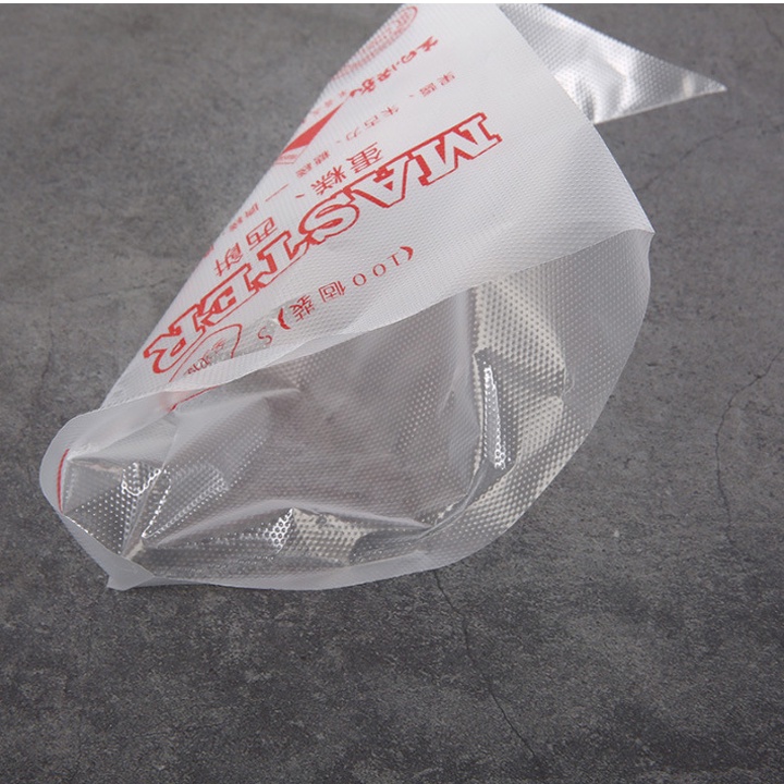 Bộ  100 Túi Xịt Kem Tươi MASTER Chuyên Dụng Bắt Bông Kem Trang Trí Bánh, Pha Chế - T0140