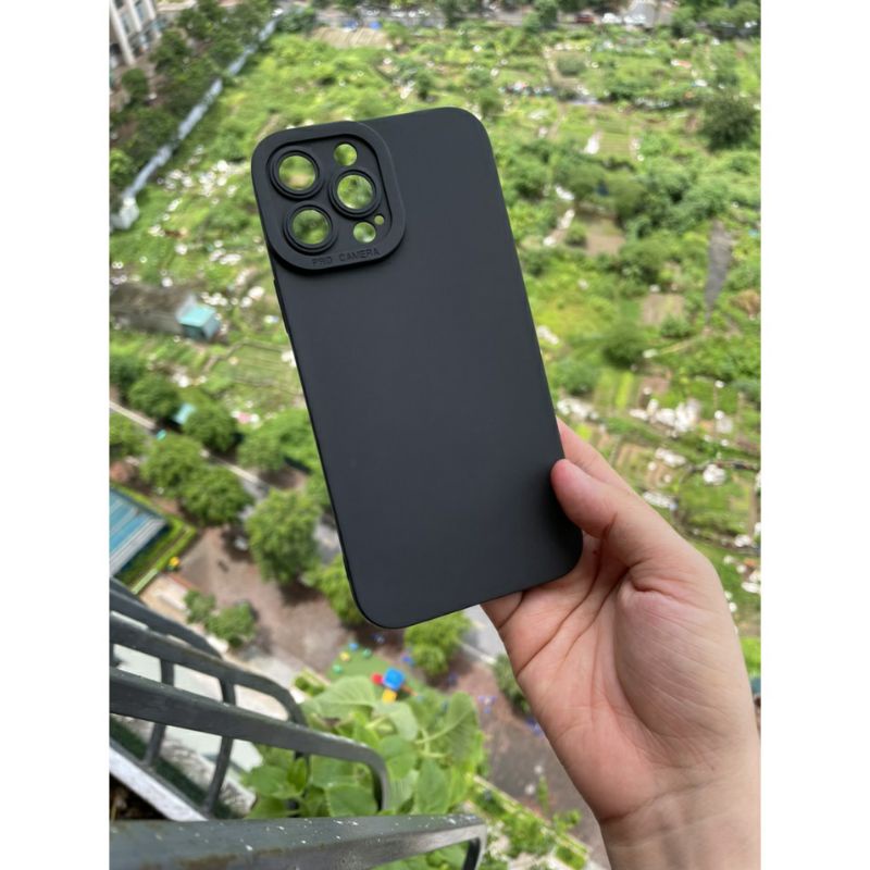 Ốp lưng dẻo viền vuông bảo vệ camera cho iPhone 11 pro max , 12 pro max ,13 pro max