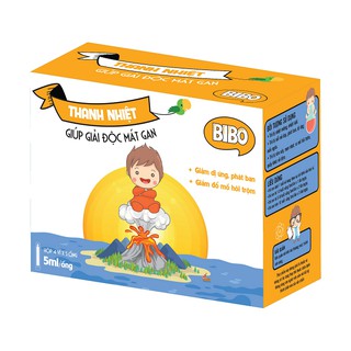 BIBO Thanh nhiệt, giải độc gan cho bé hộp 20 ống