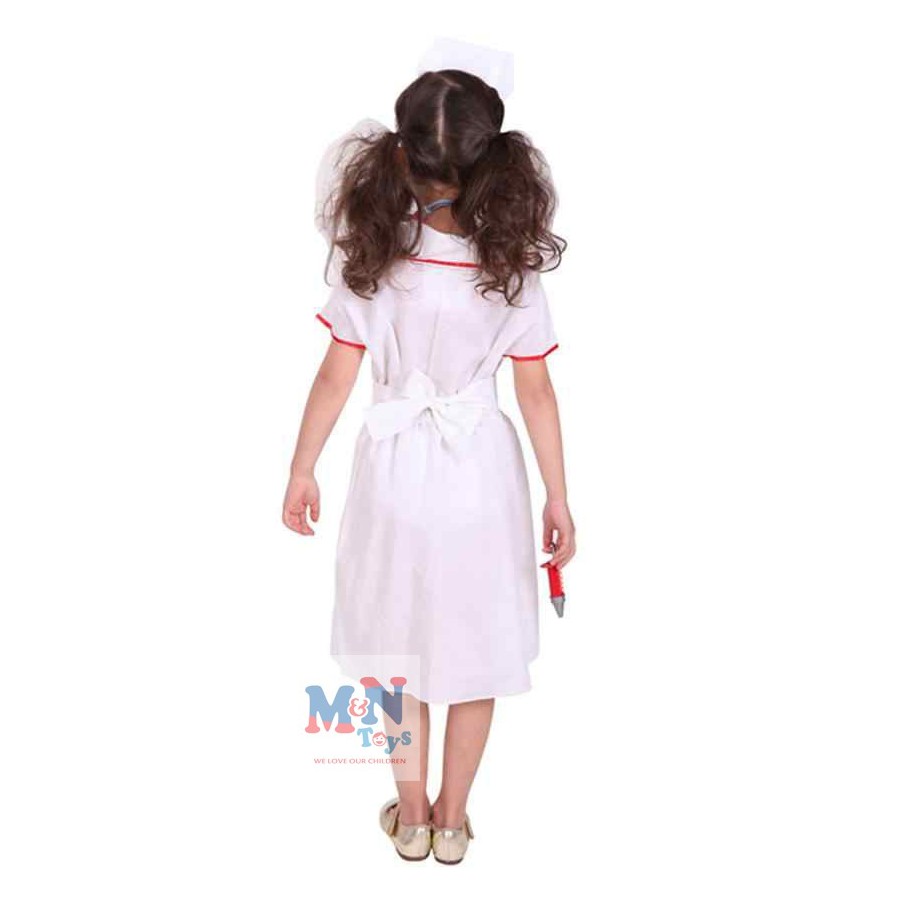 Bộ váy hóa trang y tá cho bé từ 4-12 tuổi G-0022