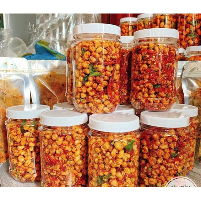 🌽Bắp Rim Sate Mix Khô Bò Lá Chanh Siêu Ngon món vặt gây nghiện luca333