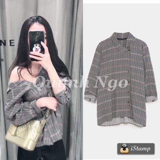 ÁO SƠMI TRỄ VAI ZARA