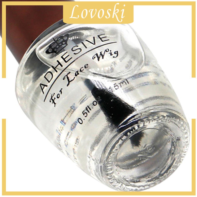 Keo Dán Tóc Giả Chống Thấm Nước 0.5 oz. 15ml Kèm Cọ