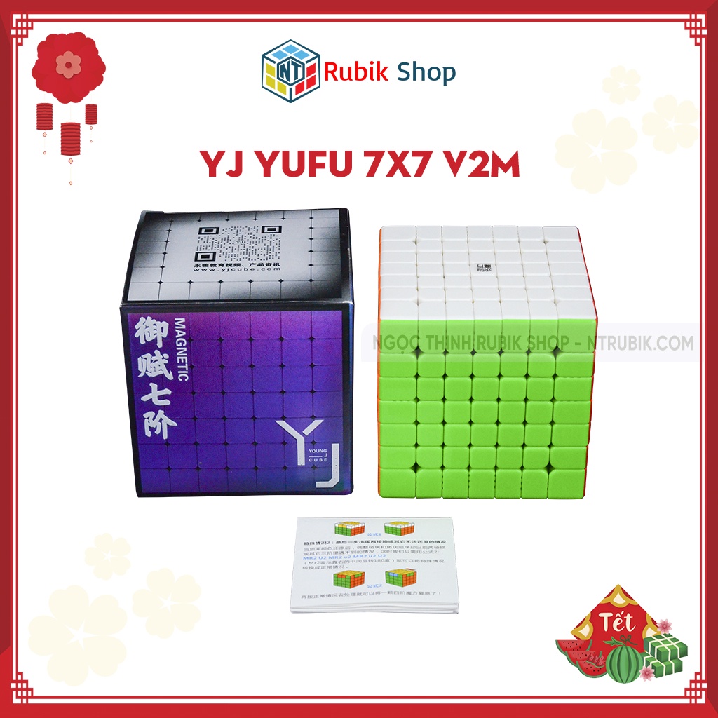 Rubik 7x7 YongJun YuFu YJ V2M Rubik 7 Tầng Có Nam Châm