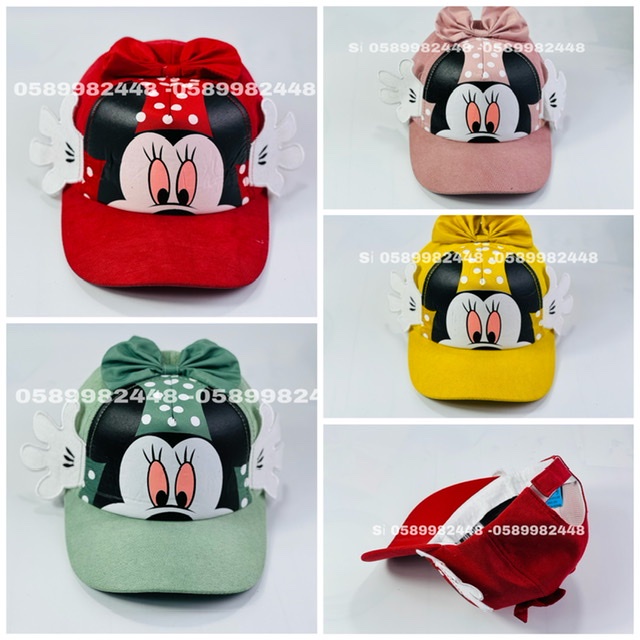 Nón kết mickey thắt nơ cho bé gái xinh xắn 1t đến 5t đáng yêu (Siêu rẻ 1996)