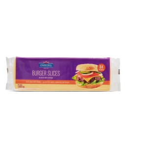 Emborg Burger slices - Phô mai lát burger 84 miếng