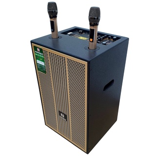 Loa kéo karaoke nanomax sk-12x1 kèm 2 micro.