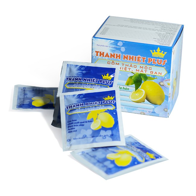 Thanh nhiệt plus Kingphar – Hỗ trợ giải độc, lợi tiểu, mát gan, giảm mề đay mẩn ngứa (Hộp 6 gói)