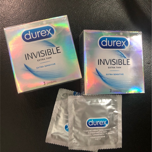 Bao cao su Durex Invisible hộp 3 cái ( Hàng chuẩn)