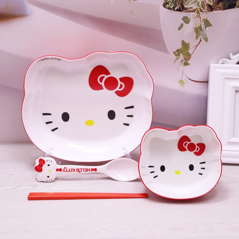 Bộ Tô Chén melamine Thân Thiện Với Môi Trường In Họa Tiết hello kitty ty1 yt1
