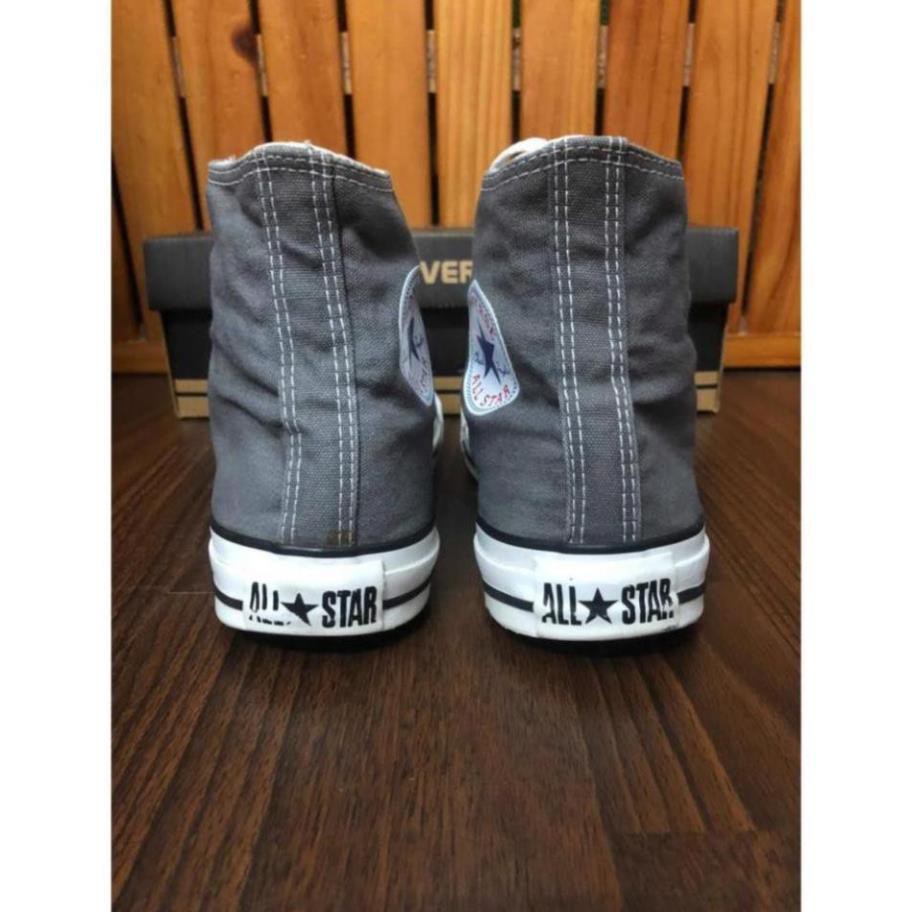 [Sale 3/3]GIÀY SNEAKERS CONVERSE XÁM CỔ CAO SIZE 39 FULL BOX (REAL/2HAND)(CÓ BẢO HÀNH) P09 ^