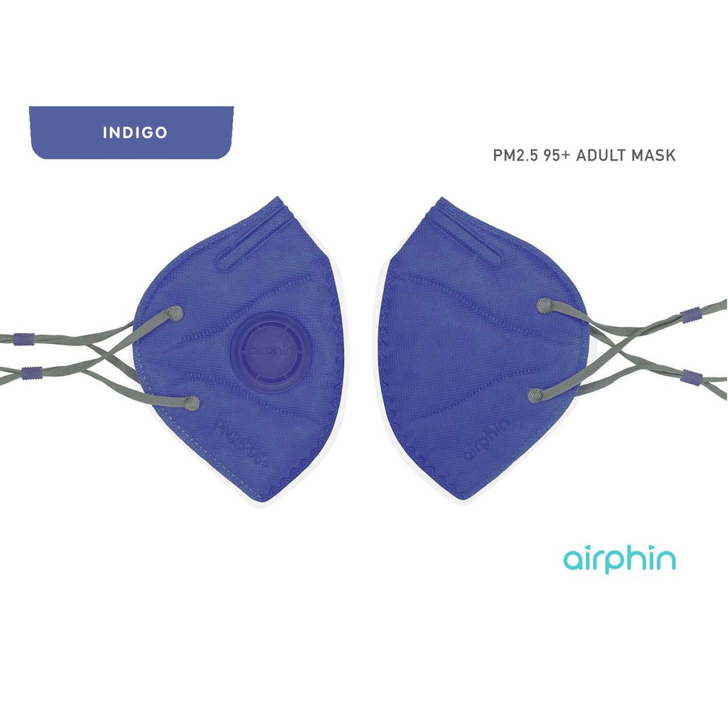 Khẩu trang chống ô nhiễm Airphin Pollution Mask PM2.5 FFP2 người lớn