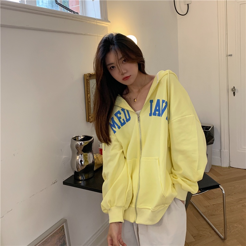 SUXI Áo Khoác Nữ Có Nón Thời Trang Hàn Quốc