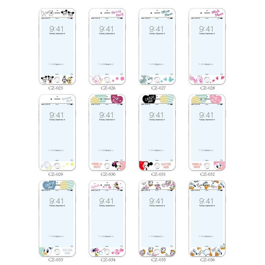 Kính Cường Lực Bảo Vệ Màn Hình In Hình Cậu Bé Bút Chì Shin Đáng Yêu Cho Iphone 6 / 7 / 8 / 6s Plus