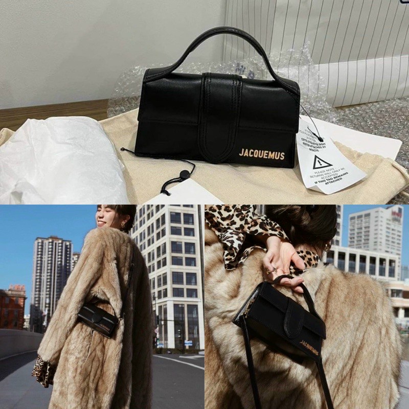 Túi jacquemus size 18 đeo chéo đeo hông dán ngang hot hit , mác nổi tang vàng