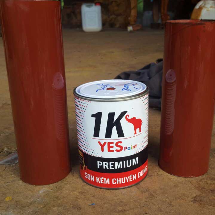 Sơn màu gỗ hương 1K Yes paint (800gram) Mã 910