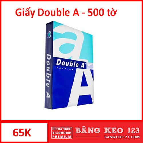 Giấy Double A hàng loại 1 chính hãng