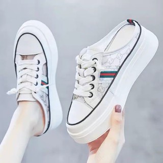 Giày sục nữ đế độn viền lứoi thoáng chân