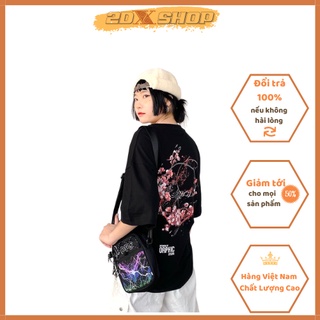 Áo Hoa Anh Đào( Sakura) Chất Liệu: Su Áo Form Rộng Tay Lỡ Hot Trend
