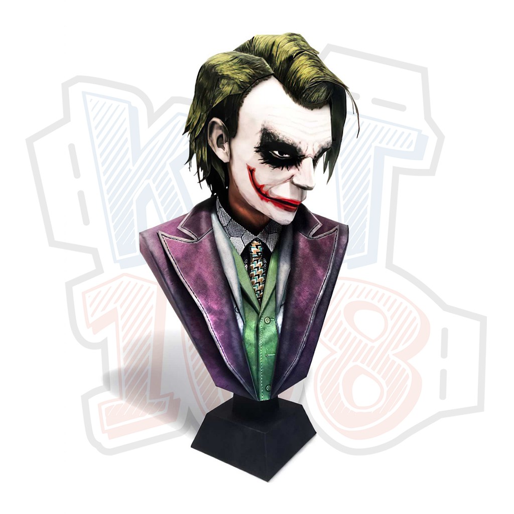 Mô hình giấy Anime The Joker 2008 (Bust)