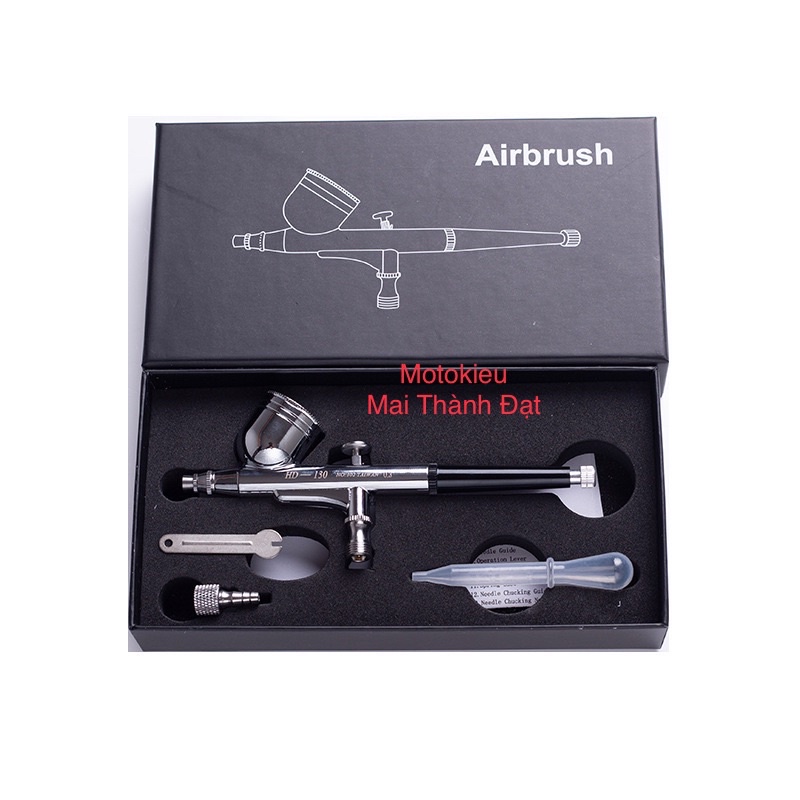 Súng phun sơn airbrush HD-130 size 0.3mm ( Sơn oto xe máy ) Bút vẽ mỹ thuật