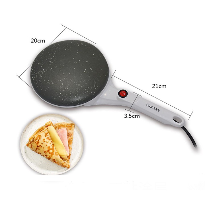 [Mã ELHADEV giảm 4% đơn 300K] Chảo điện nướng bánh pancake, bánh cuốn chính hãng Sokany