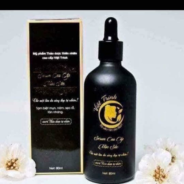 combo serum đông y Mộc sắc và Ủ trắng cám gạo cafe collagen