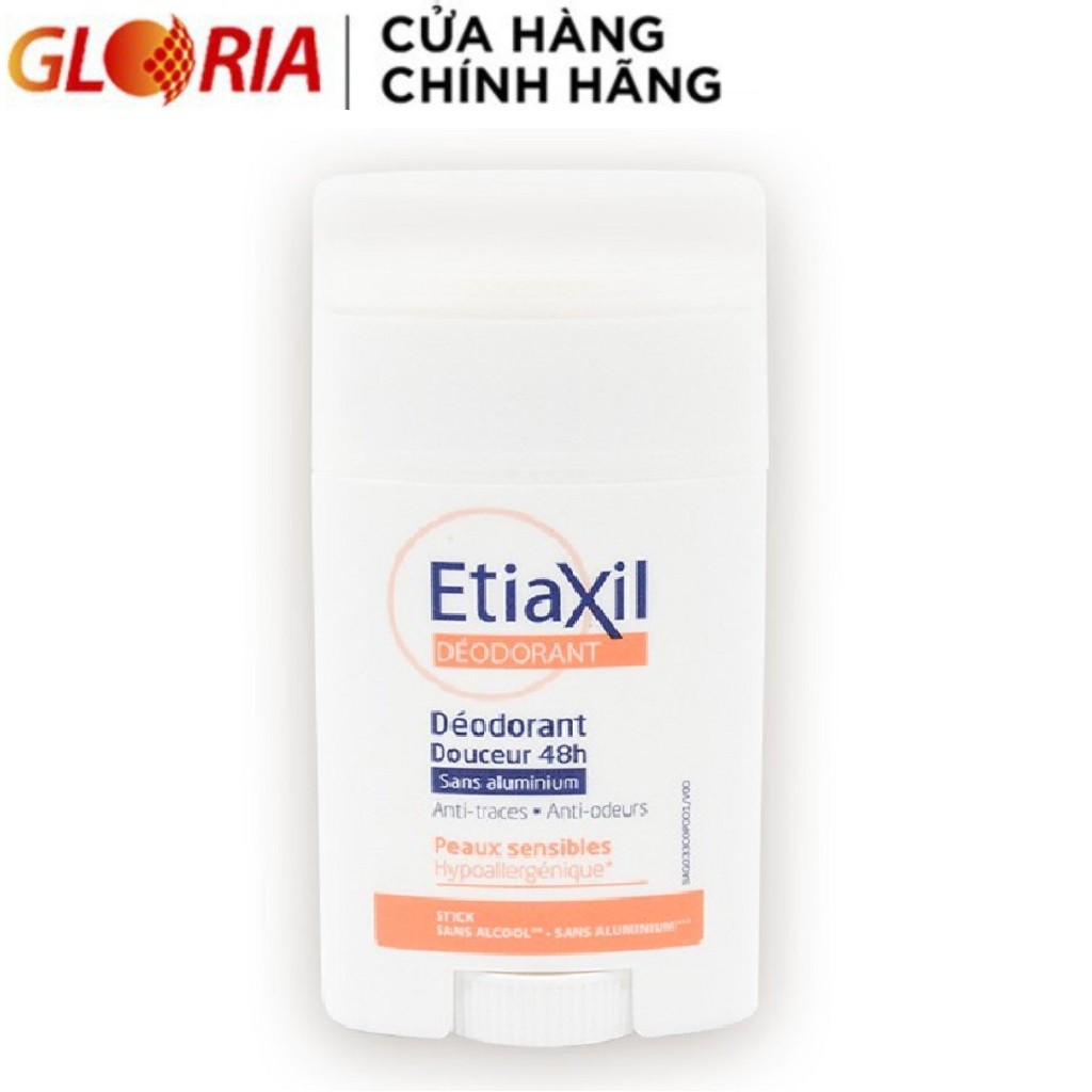 [Mã FMCGMALL - 8% đơn 250K] Sáp Khử Mùi Ngăn Mồ Hôi Chuyên Biệt Etiaxil Deodorant Douceur 48H Stick 40ml