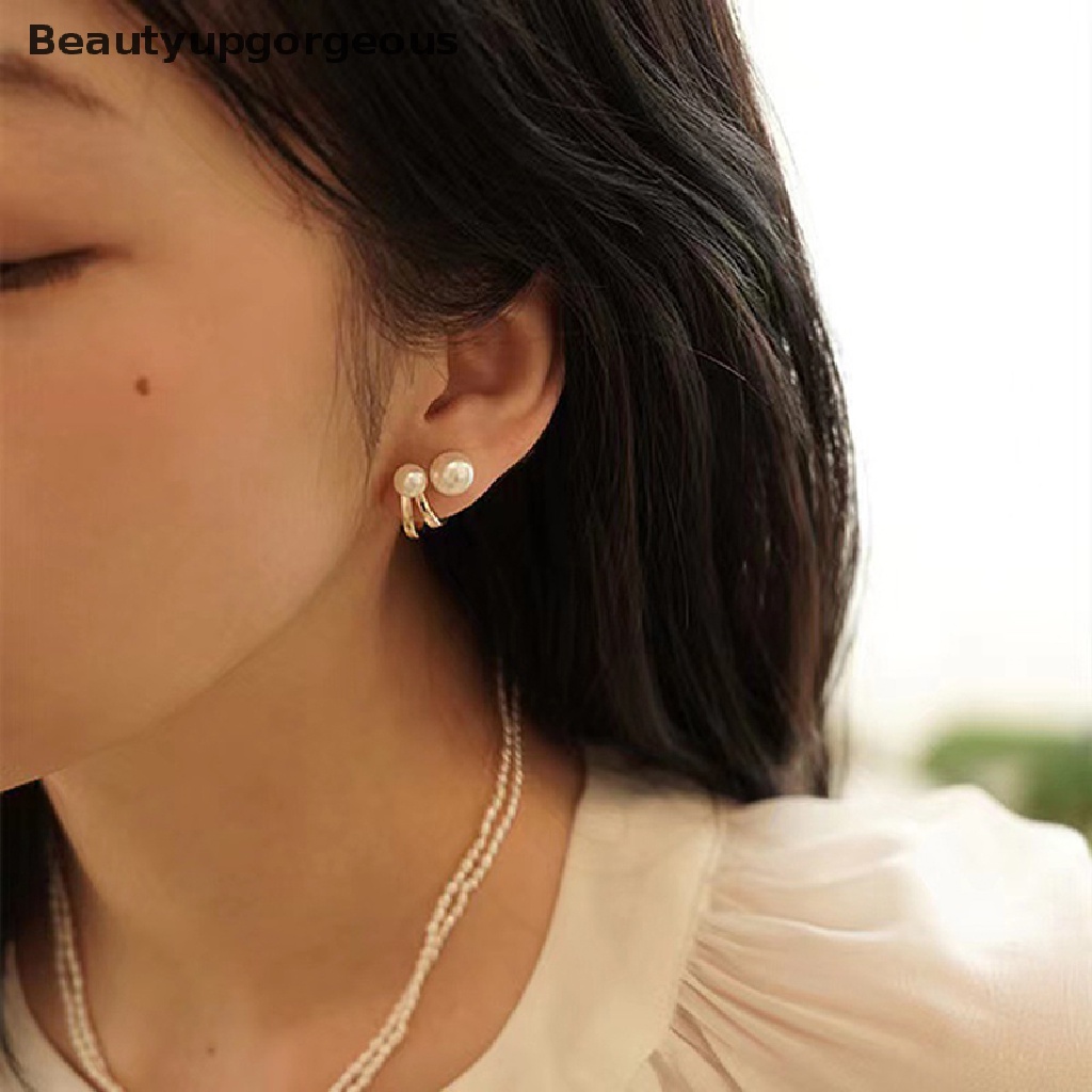 Bông Tai Ngọc Trai Sang Trọng Thời Trang Hàn Quốc Năm 2021