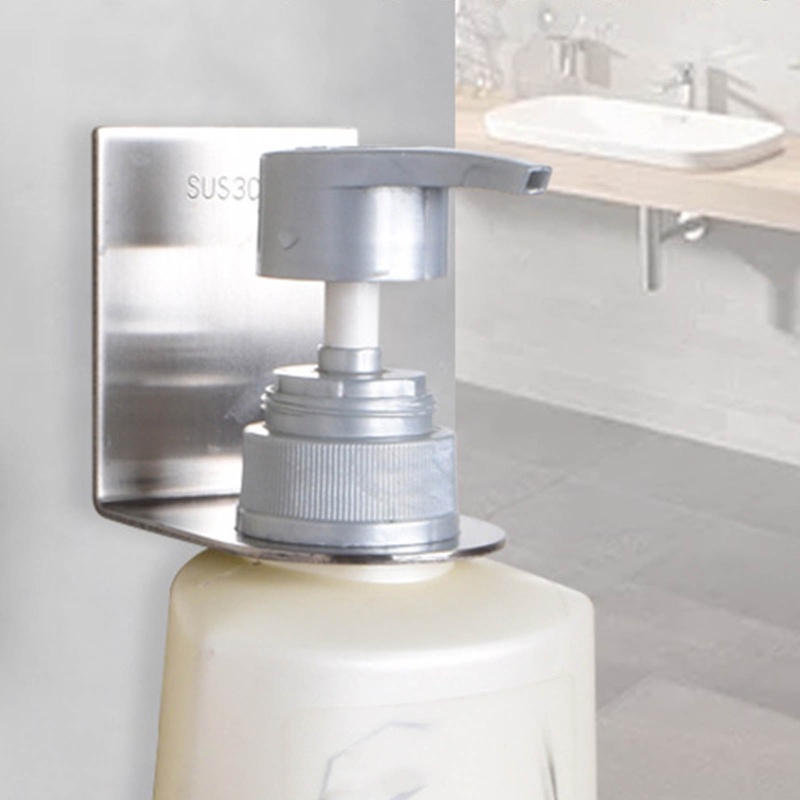 Giá Đỡ Chai Dầu Gội Gắn Tường Tự Dính Chống Thấm Nước Tiện Lợi